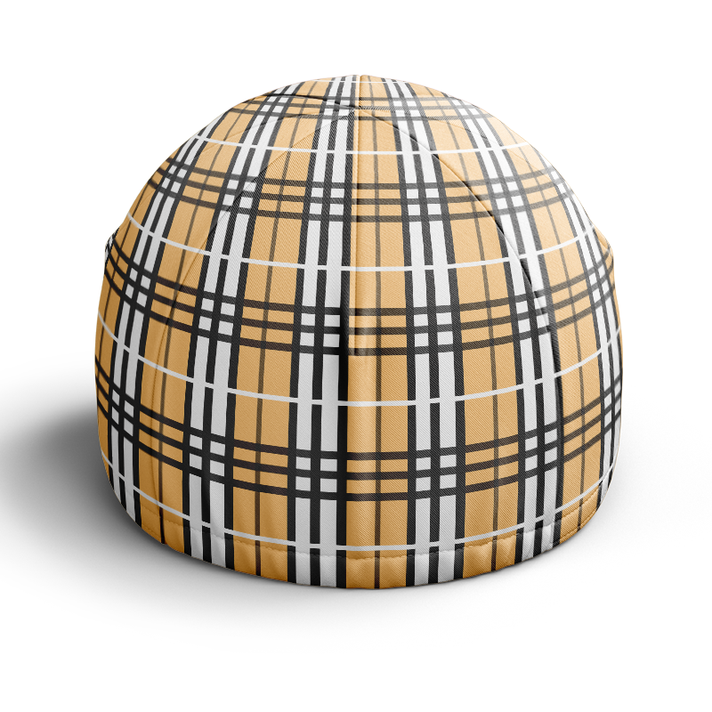 Plaid Cycling Cap