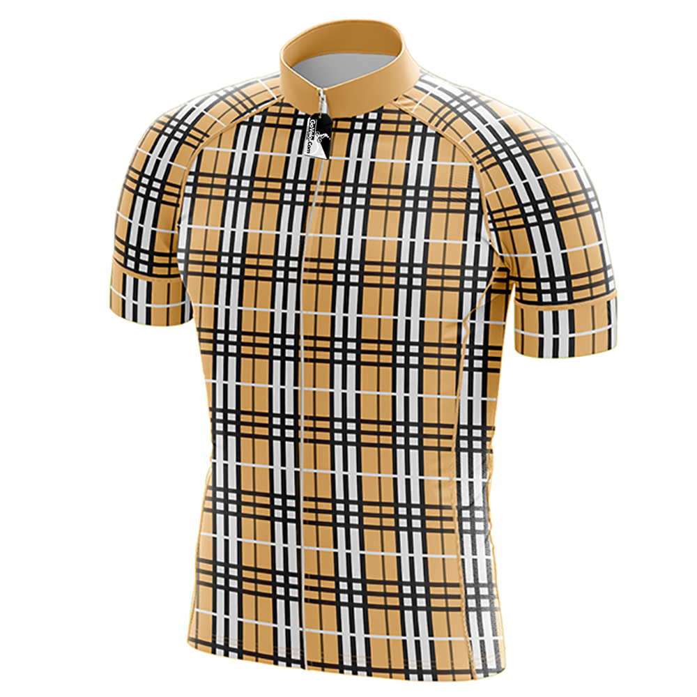 Plaid store bike jersey