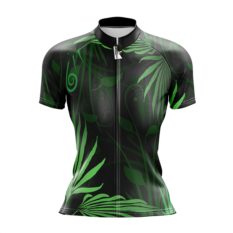 Dark Jungle Short Sleeve Cycling Jersey