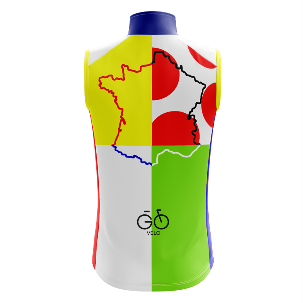 Tour de France Sleeveless Cycling Jersey