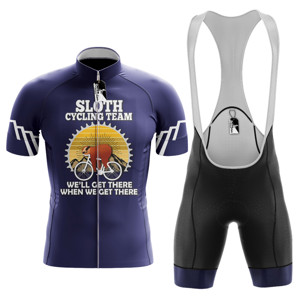 Sloth Short Sleeve Cycling Jersey Kit