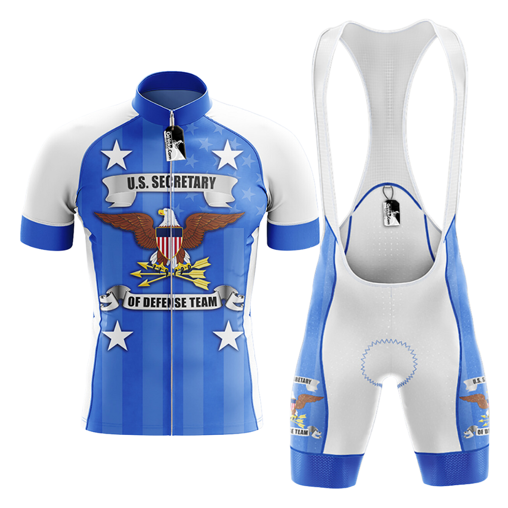 United States Secretary of Defense short Sleeve Cycling Jersey Kit