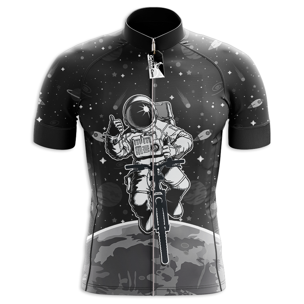 Space Black Short Sleeve Cycling Jersey Kit