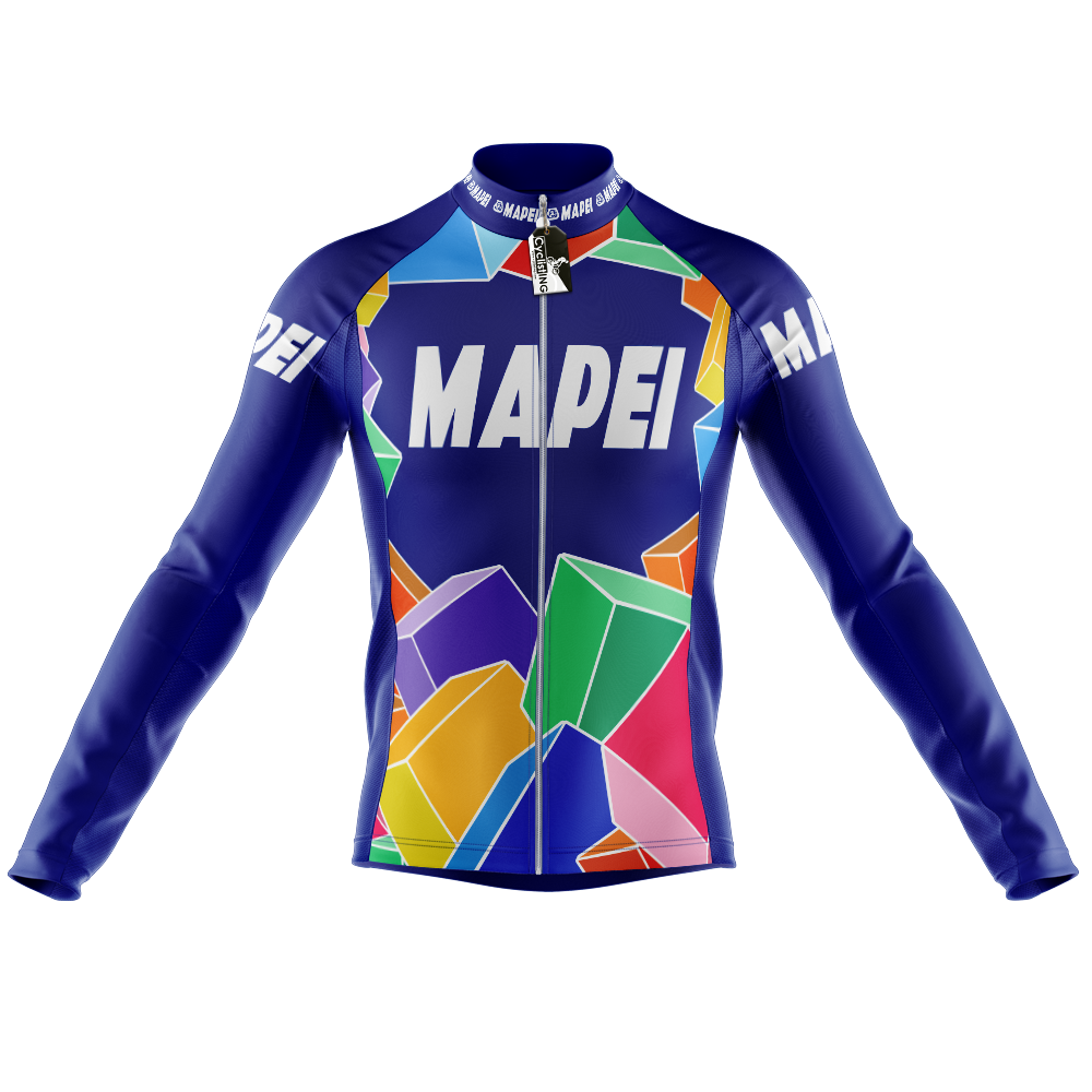 Maglia Mapei retrò ciclismo manica corta