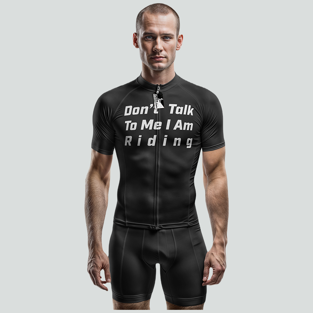 Don't Talk To Me Short Sleeve Cycling Jersey