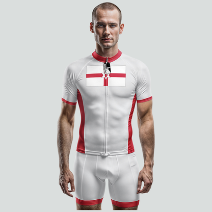 Maglia da ciclismo manica corta bandiera