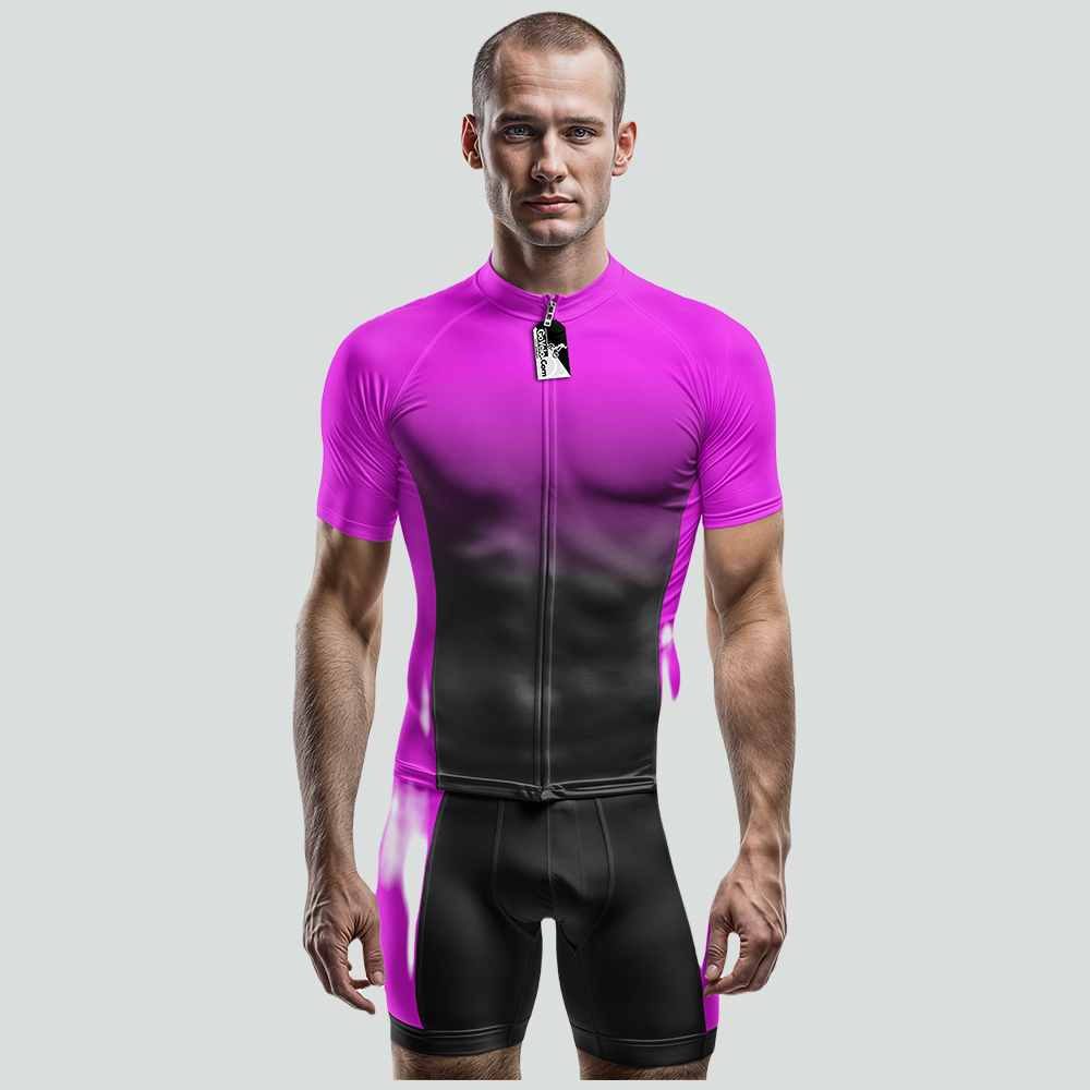 Maglia ciclismo manica corta rosa