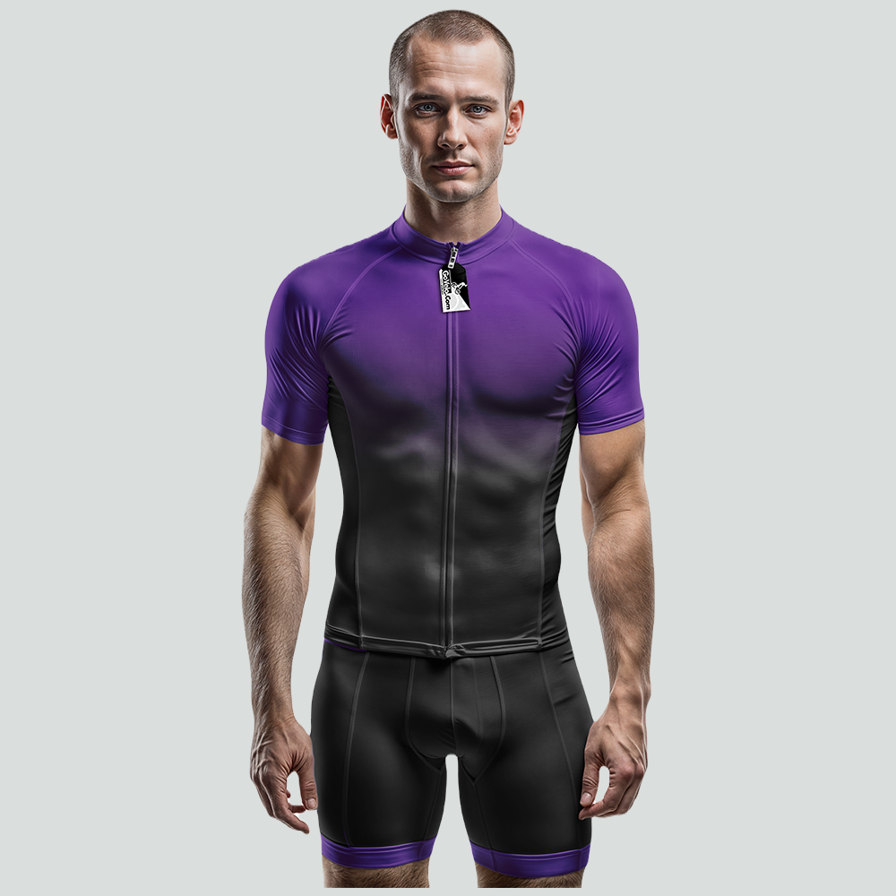 Maglia ciclismo manica corta viola