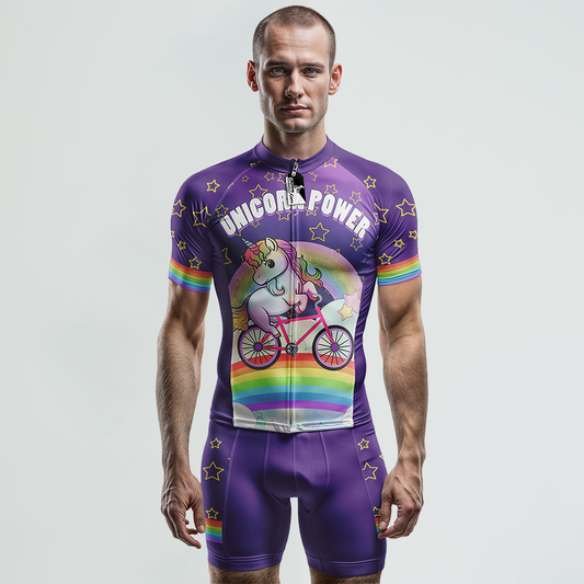 Unicorn Power Short Sleeve Cycling Jersey