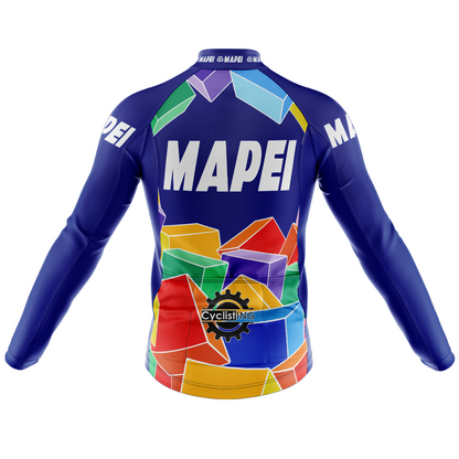 Mapei Retro Cycling Jersey Short Sleeve