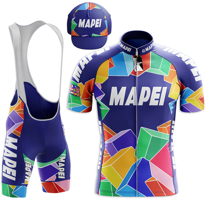 Mapei Retro Cycling Jersey Short Sleeve