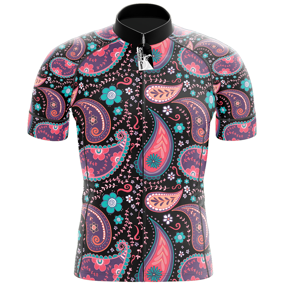 Floral Short Sleeve Cycling Jersey