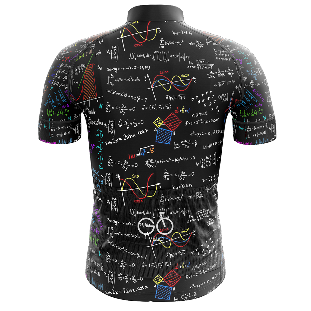 Math Equation Sleeve Cycling Jersey