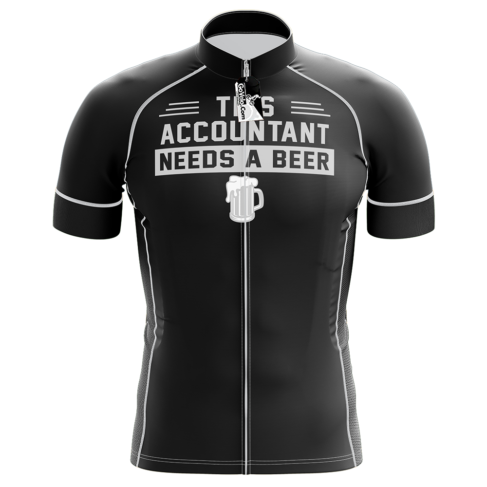 Funny Accountant Short Sleeve Cycling Jersey