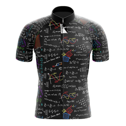 Math Equation Sleeve Cycling Jersey