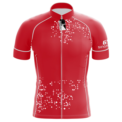 Run For Singapore Short Sleeve Cycling Jersey