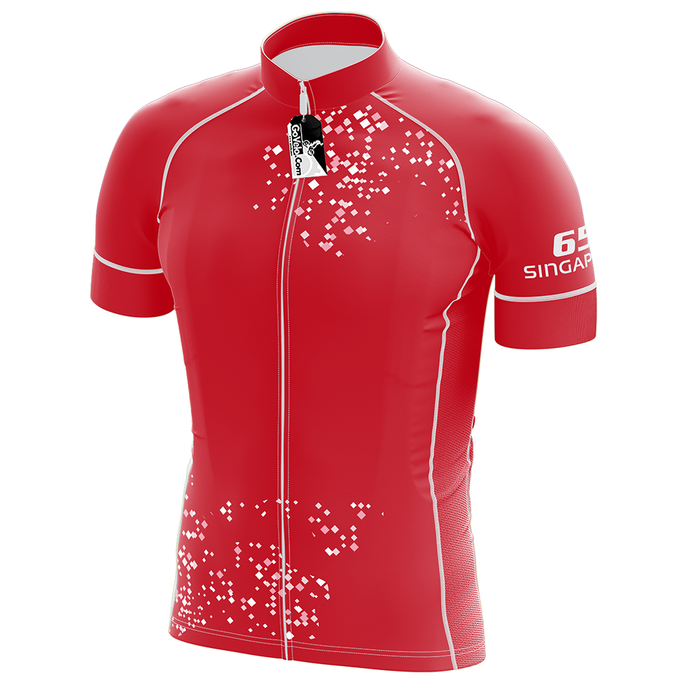 Run For Singapore Short Sleeve Cycling Jersey