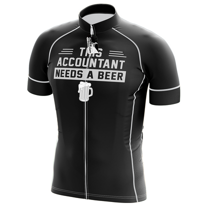 Funny Accountant Short Sleeve Cycling Jersey