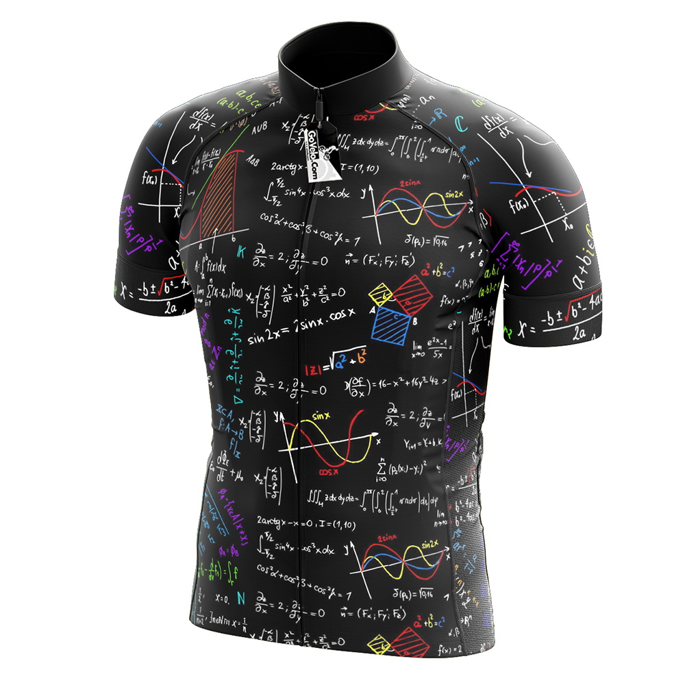 Math Equation Sleeve Cycling Jersey