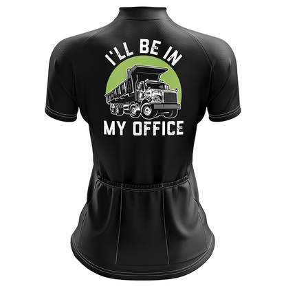 Dump Truck Driver Short Sleeve Cycling Jersey