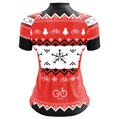 Christmas Cycling Jersey Short Sleeve