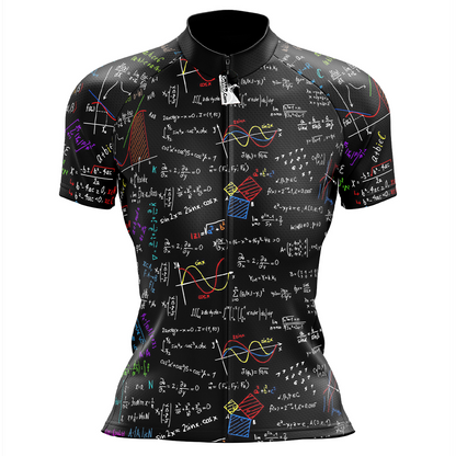 Math Equation Sleeve Cycling Jersey