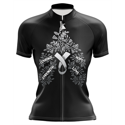 Hope, Love, Courage, & Strength Short Sleeve Cycling Jersey