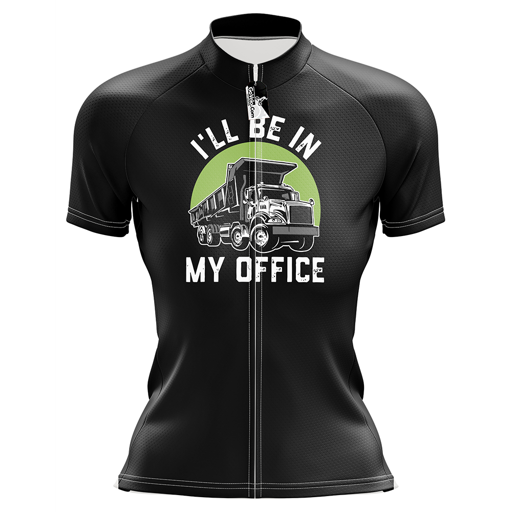 Dump Truck Driver Short Sleeve Cycling Jersey