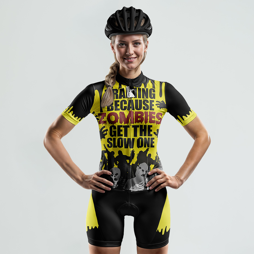 Slow Zombie Cycling Jersey Short Sleeve