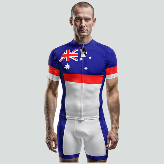 Australien Kurzarm-Radtrikot