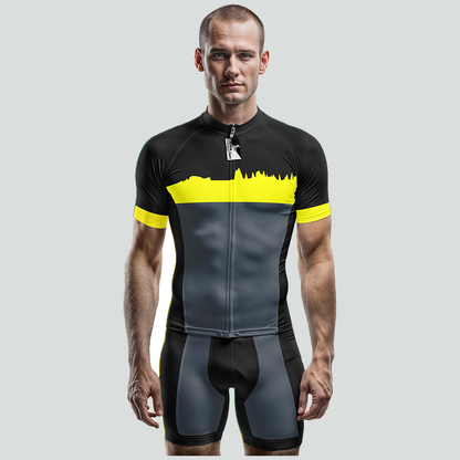 Buildings Cycling Jersey Short Sleeve