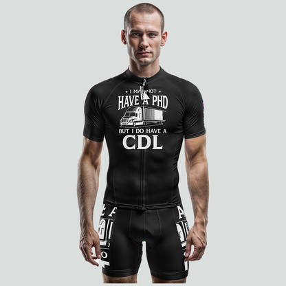 CDL Truck Driver Short Sleeve Cycling Jersey