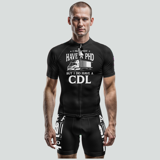 CDL Truck Driver Short Sleeve Cycling Jersey