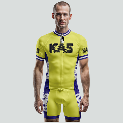 Retro KAS Vintage Short Sleeve Cycling Jersey