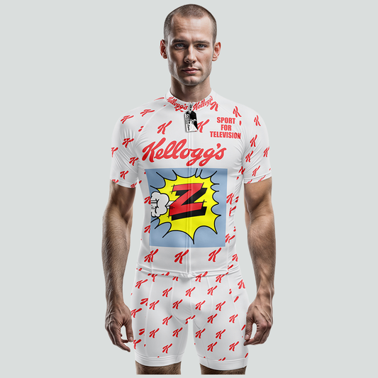 Kelloggs Retro Short Sleeve Cycling Jersey