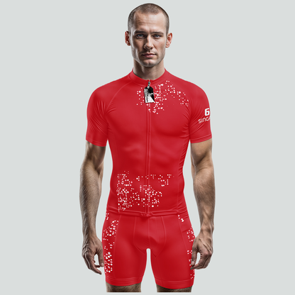 Run For Singapore Short Sleeve Cycling Jersey