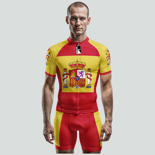 Spanien Kurzarm-Radtrikot