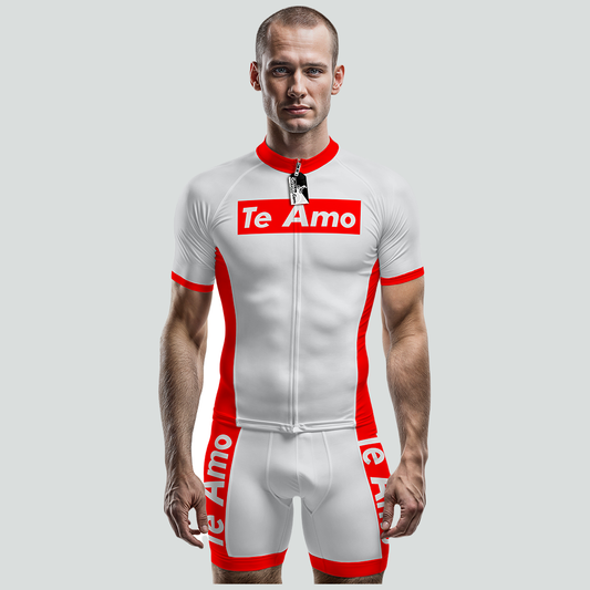 Te Amo Valentine Cycling Jersey Short Sleeve