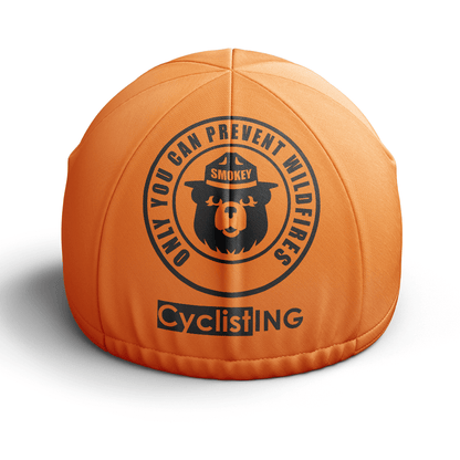 Retro Smokey The Bear Cycling Cap