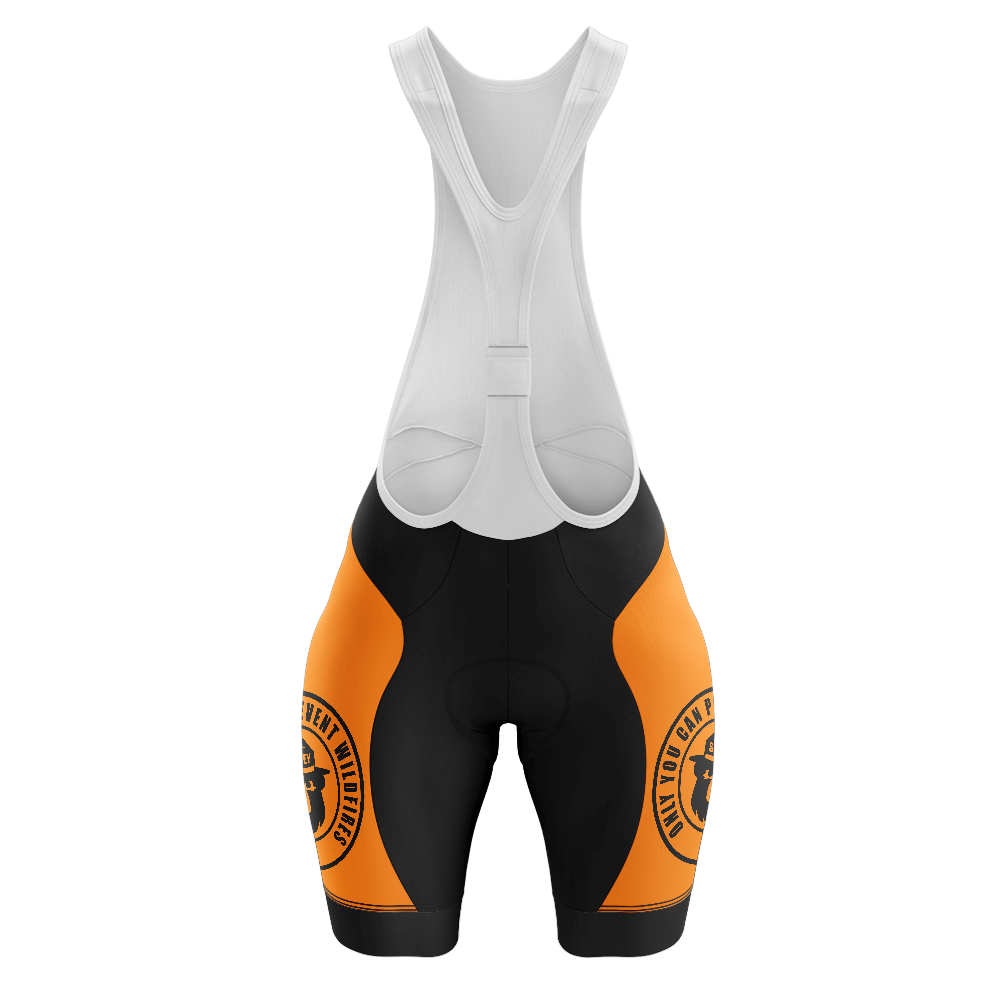 Retro Smokey Bear Cycling Bib Short