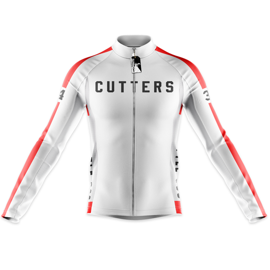 Cutters Retro Langarm-Radtrikot