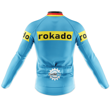 Retro Rokado Vintage Long Sleeve Cycling Jersey