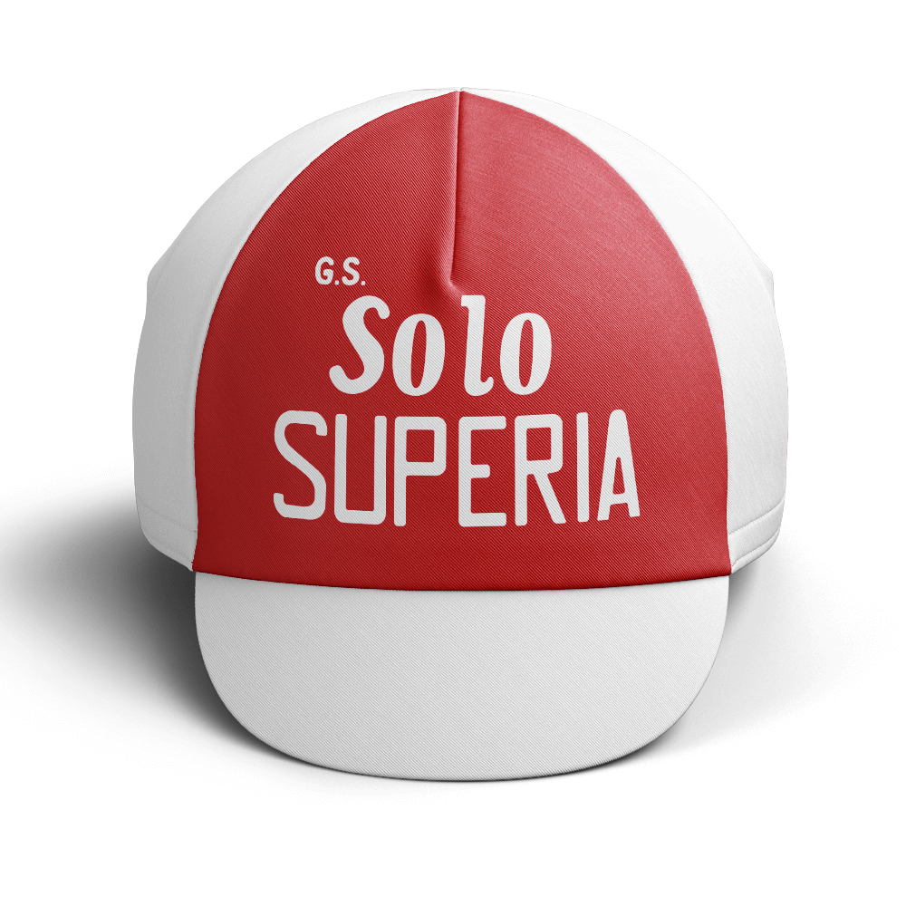 Cappellino da ciclismo vintage Retro Solo Superia