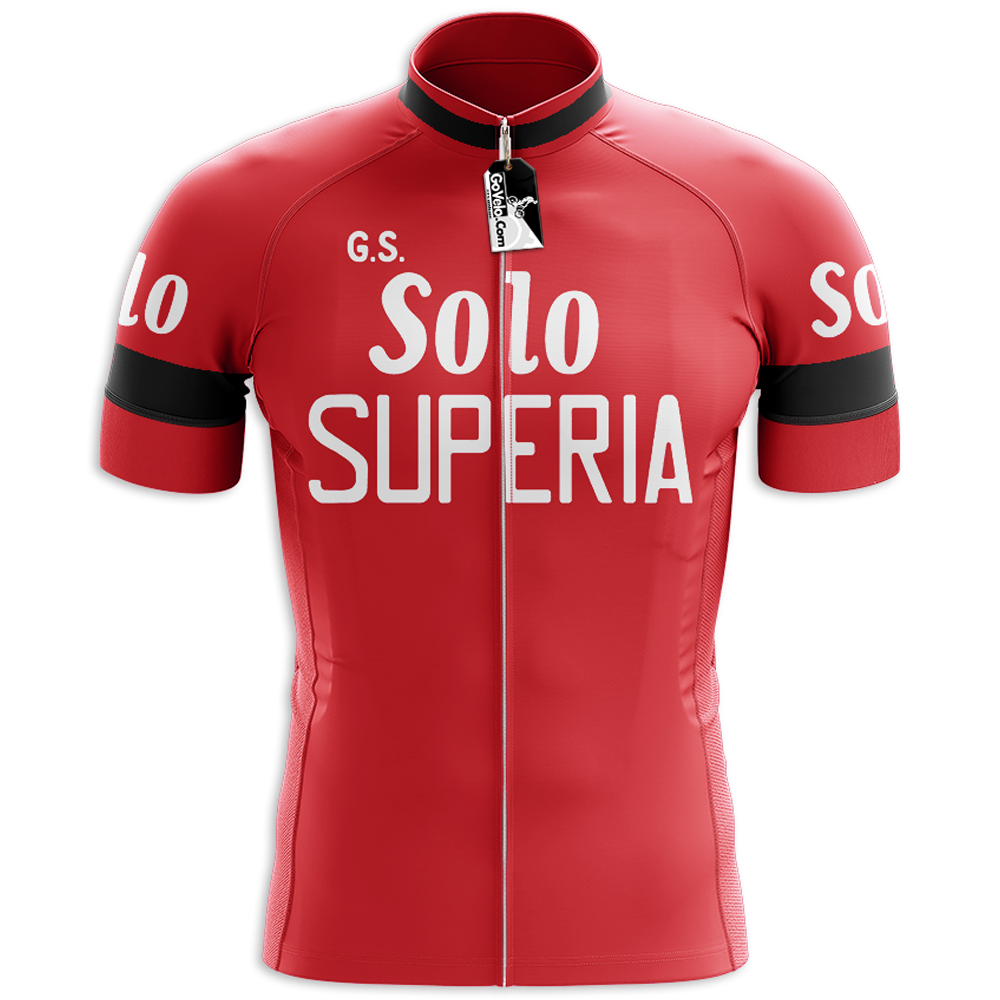 Retro Solo Superia Vintage Short Sleeve Cycling Jersey