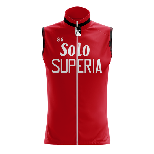 Maglia da ciclismo senza maniche Retro Solo Superia Vintage