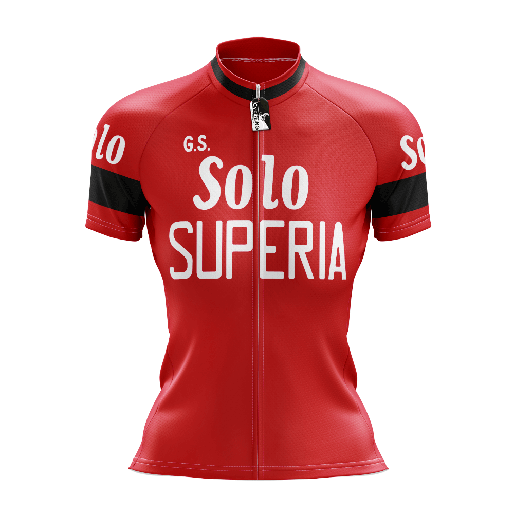 Retro Solo Superia Vintage Short Sleeve Cycling Jersey