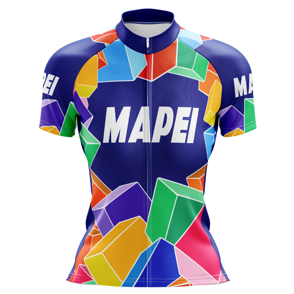 Maglia Mapei retrò ciclismo manica corta