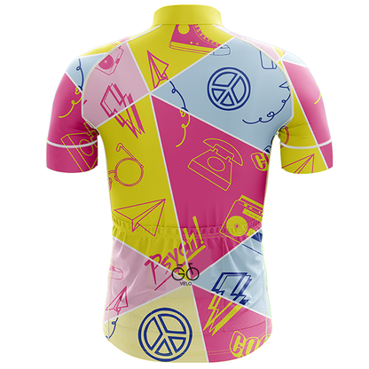 Pop Culture Short Sleeve Cycling Jersey