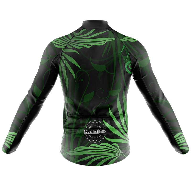 Dark Jungle Long Sleeve Cycling Jersey