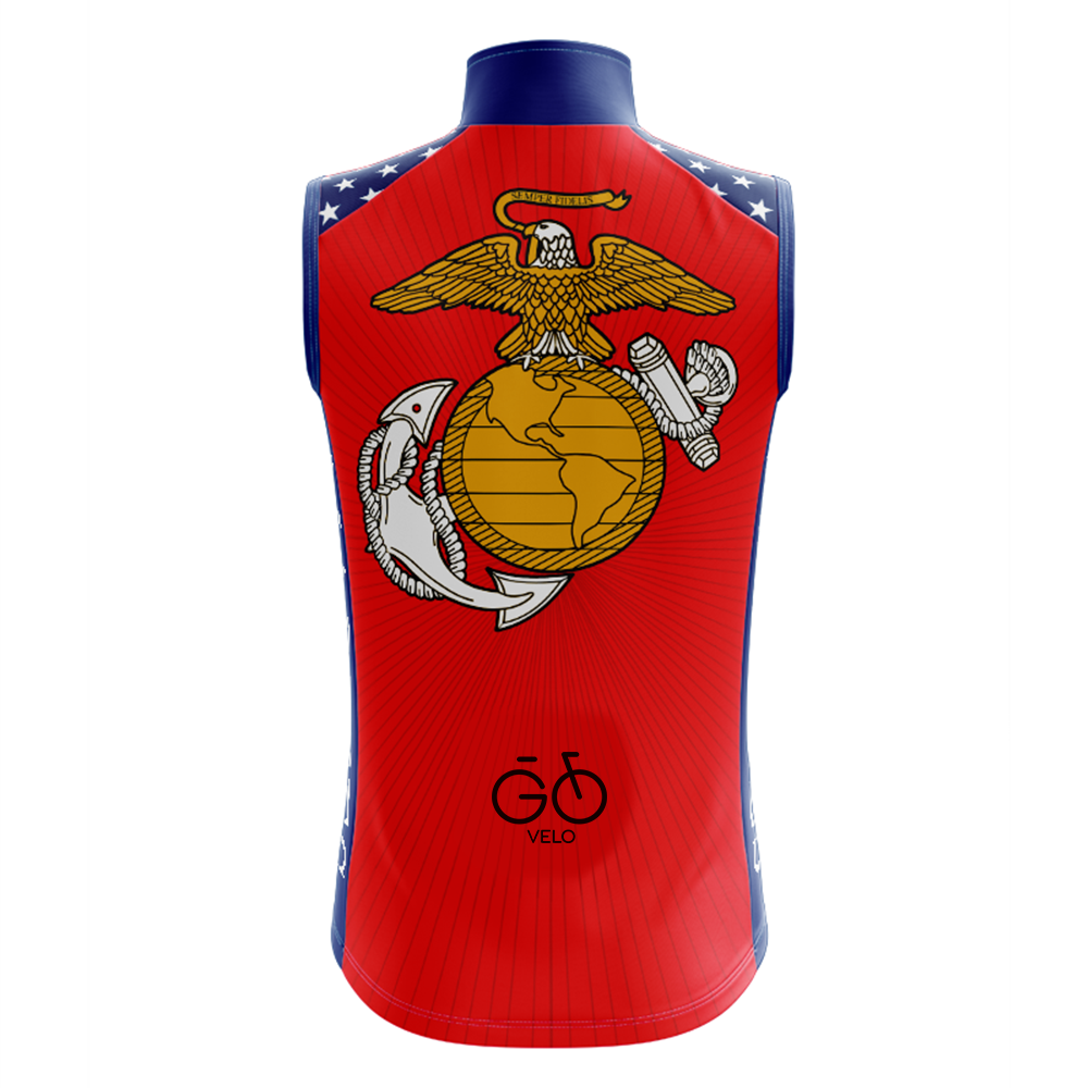 Maglia da ciclismo senza maniche del Corpo dei Marines